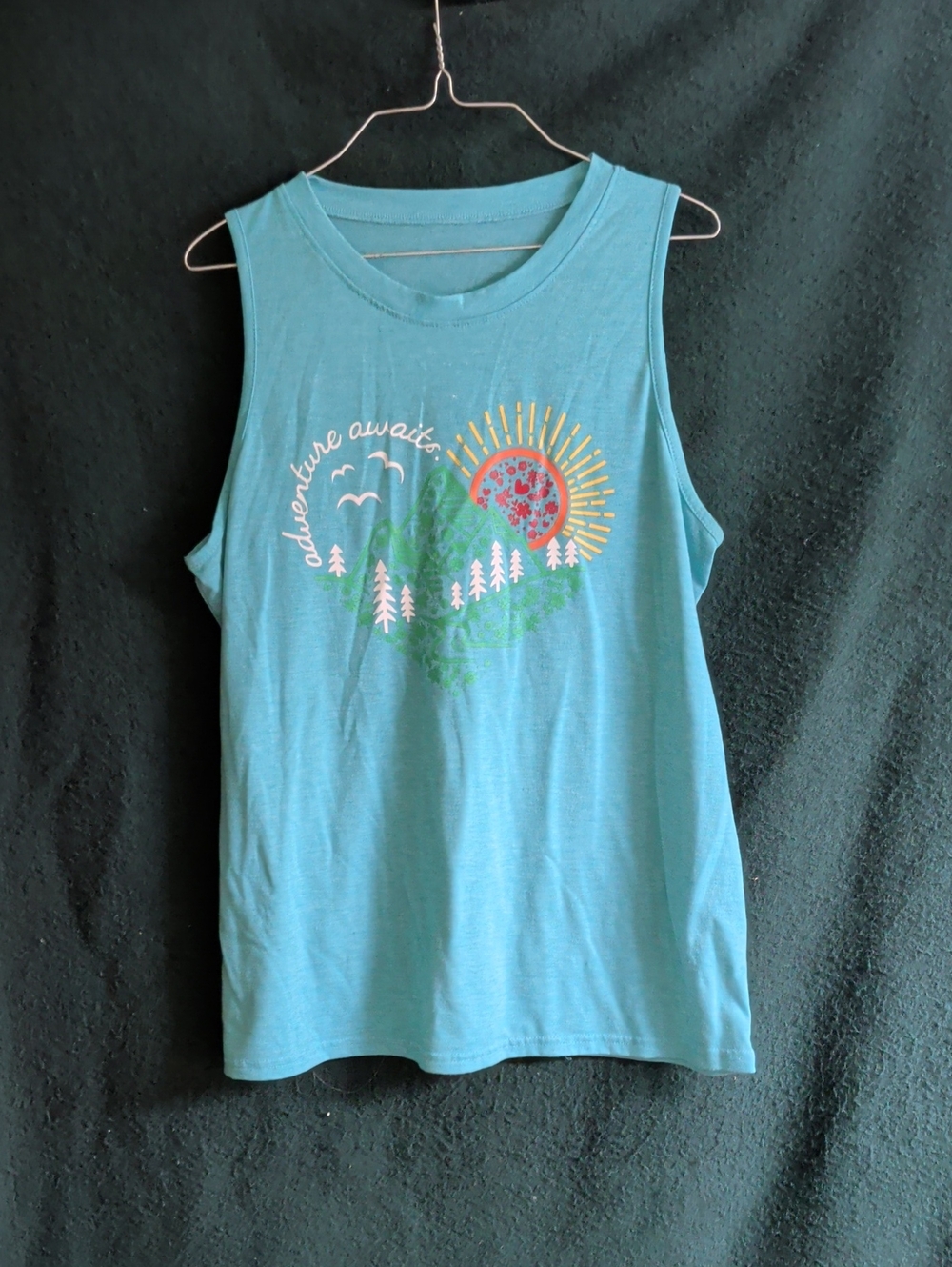 Women’s Adventure Graphic Tank Top - Blue